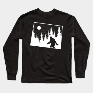 Wyoming Bigfoot City Long Sleeve T-Shirt